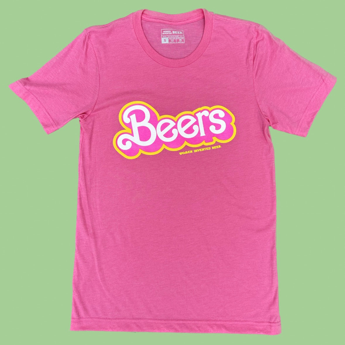 beer barbie shirt - pink