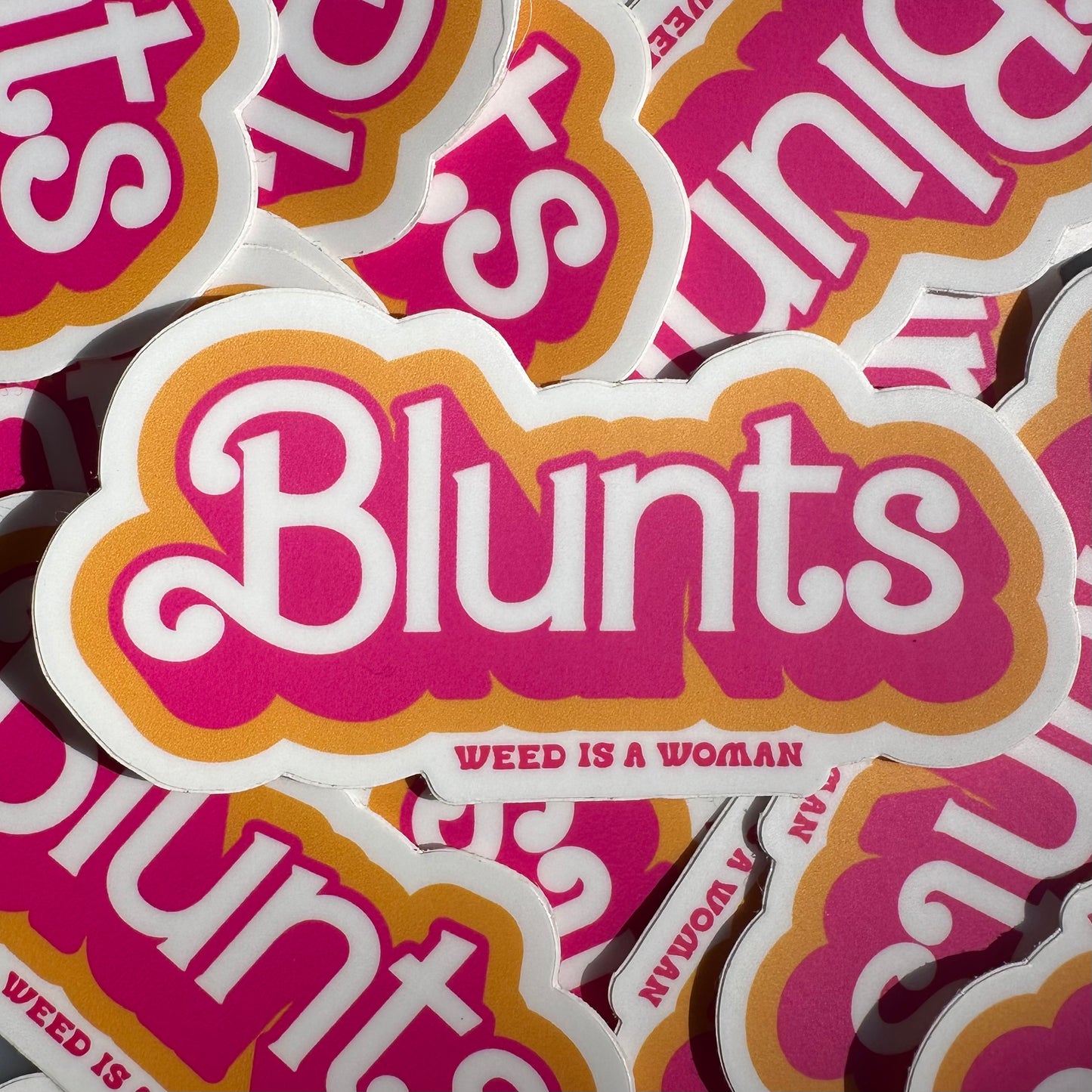 blaze it barbie sticker