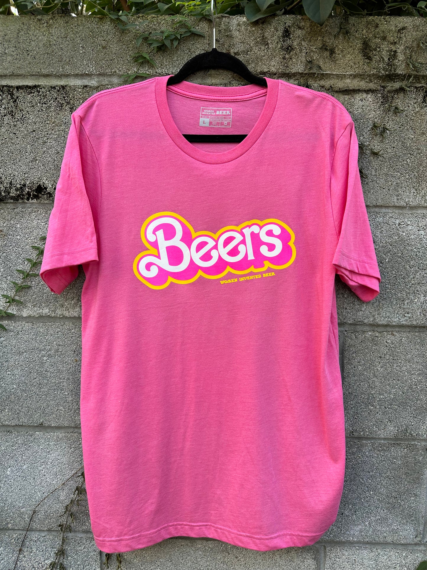 beer barbie shirt - pink