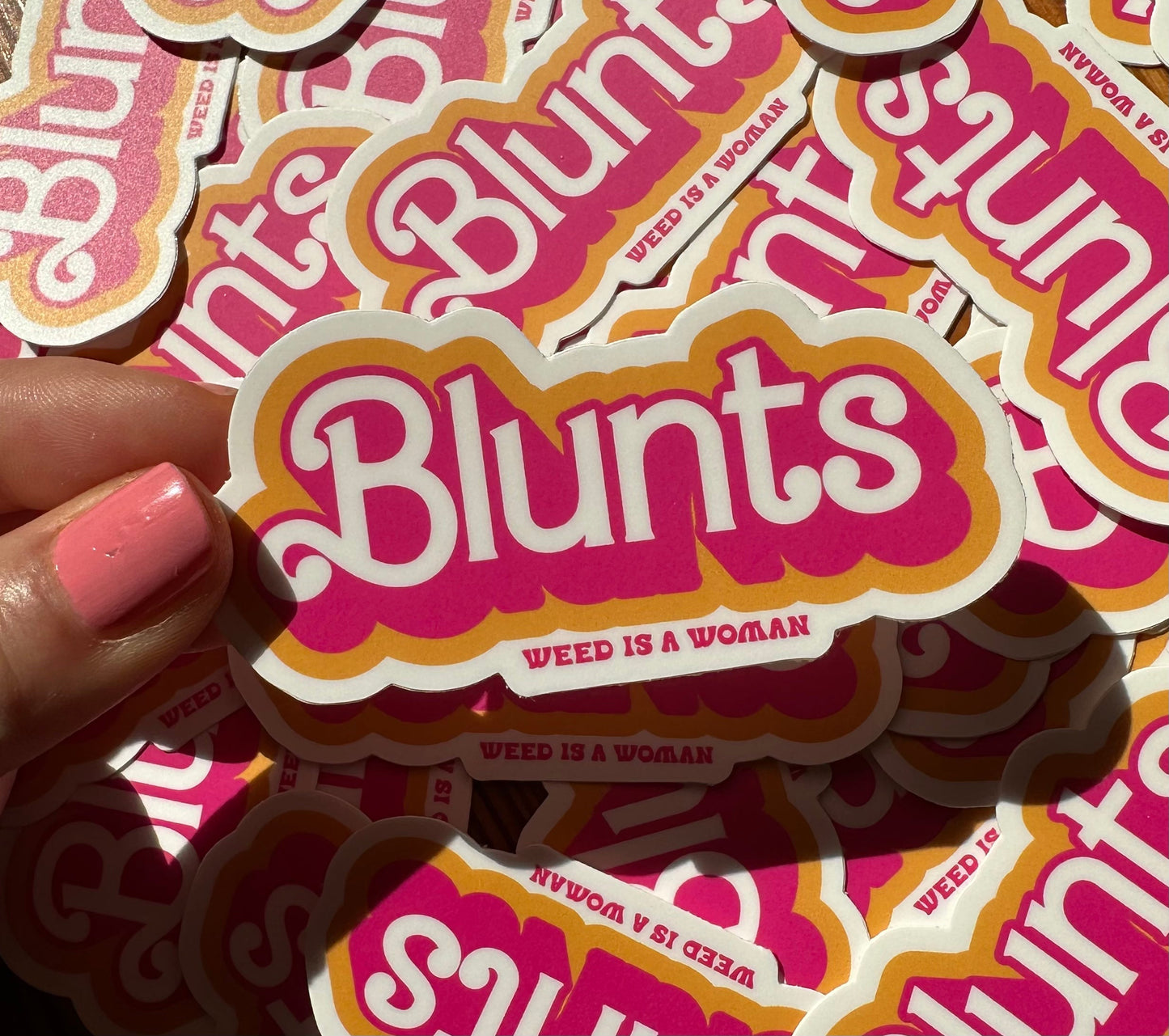 blaze it barbie sticker