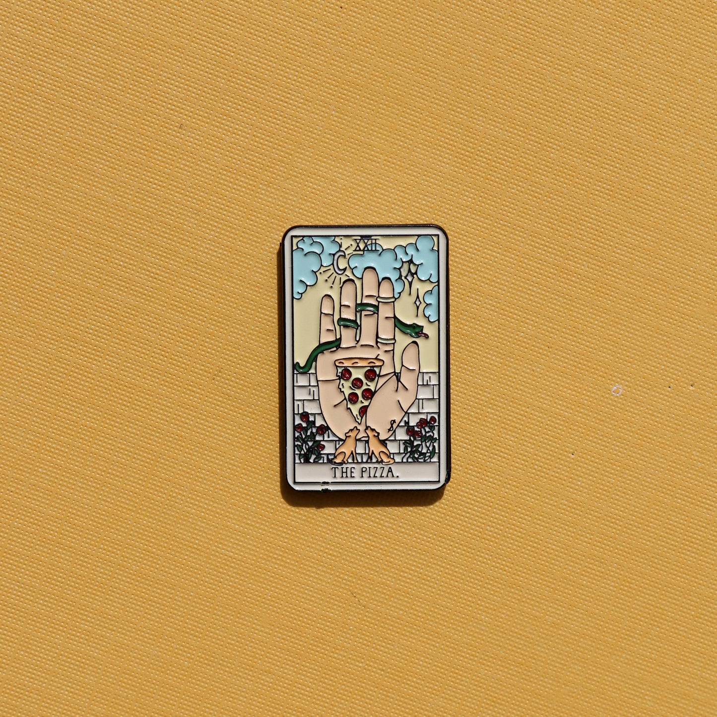 pizza tarot pin