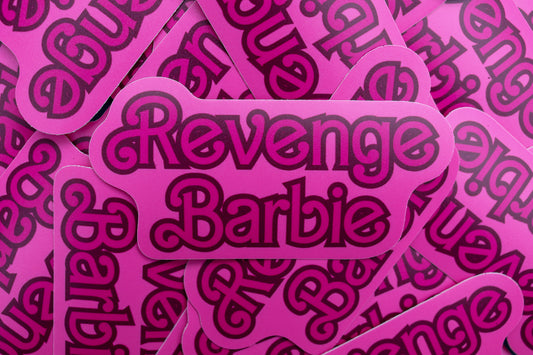 revenge barbie sticker