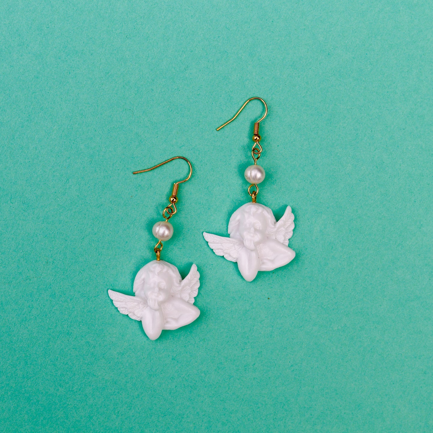 cherub earrings