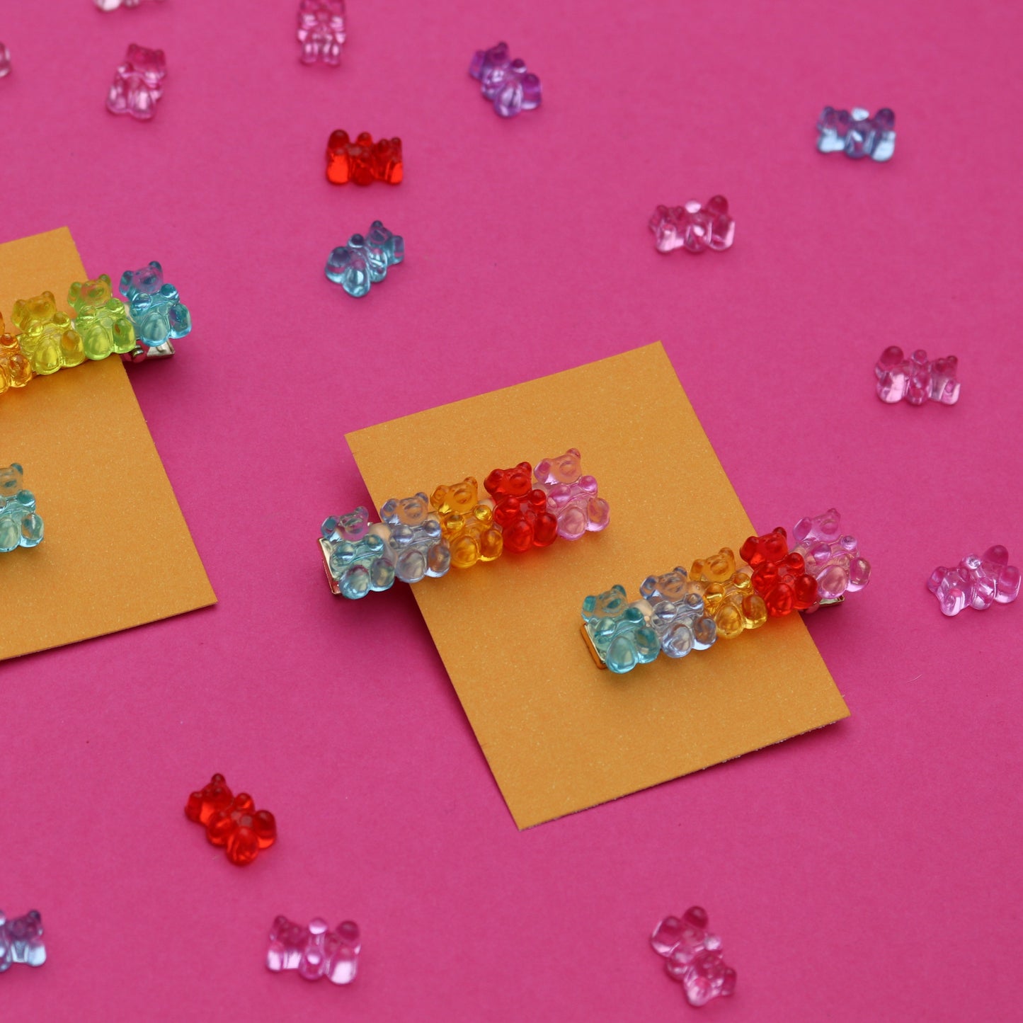 gummy bear hair clips